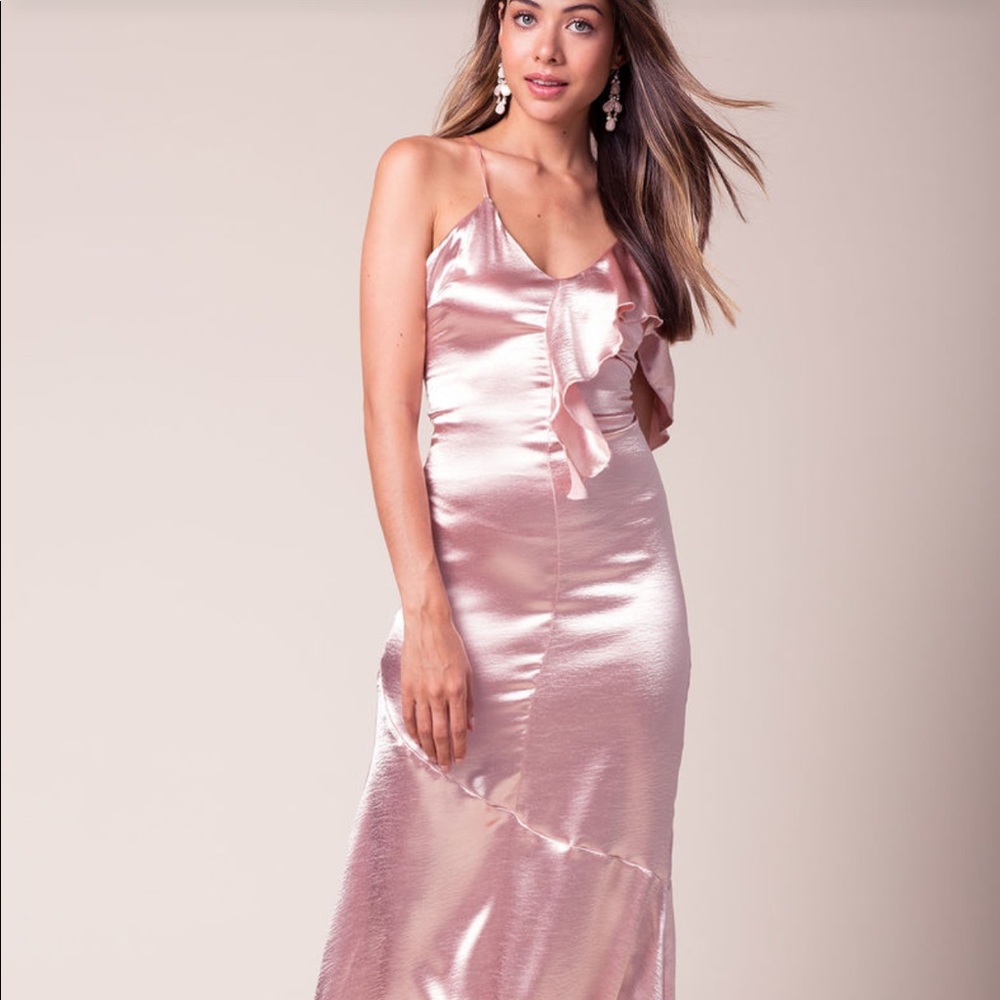 Eve Satin maxi Dress